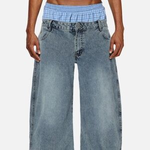 NWT Aelfric Eden Double Waist Baggy Jeans - Men, Size L